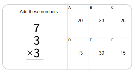 Addition - 3 Whole Numbers, 1 digit - Column | Level 2 | Grade 5 Math ...
