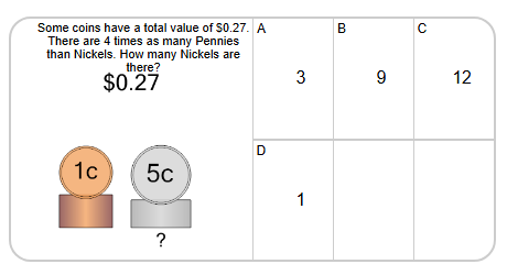 Algebra with Coins - X Times as Many of Coin and Total - Two Coin Types ...