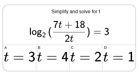 Algebra with Logarithms - Binomial over Monomial and Constant | Level 2 ...