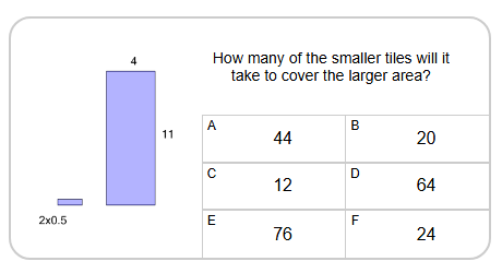 Area of a Rectangle - Tile Coverage from Length and Width | Level 2 ...
