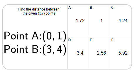 Distance Between Coordinates (Angle) (Level 2) | Geometry 2D | Grades 9 ...