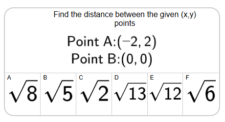 Cartesian Grid - Distance as Radical Between Coordinates (Angle) (Level ...
