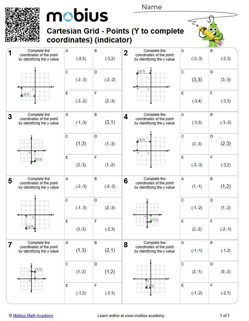 Points (Y to complete coordinates) (indicator) (Level 4) | Geometry 2D ...