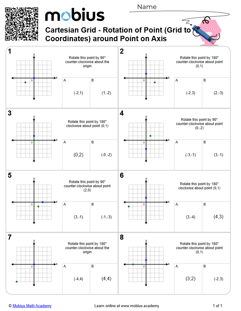 Cartesian Grid - Rotation of Point (Grid to Coordinates) around Point ...