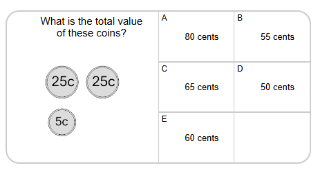 Coin Math - Count Total - Nickels and Quarters (Level 2) - Mobius Math ...