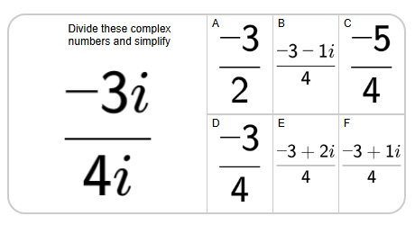 Complex Numbers | Division Imaginary Part Only (Level 1) | Grade 10 ...