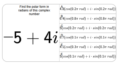 Complex Numbers | Rectangular Form to Polar Form (Radians) (Level 1 ...