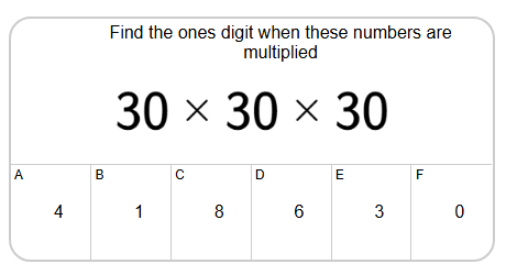 Digit Solving - Ones Digit in Exponents (Large Base) - From ...