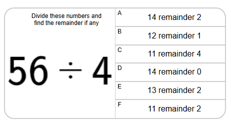 Division Equation - With Remainder 2 x 1 | Level 3 | Grades 4-9 Math ...
