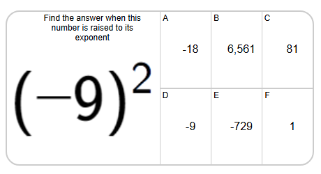 Exponents | Negative Base (Level 1) | Grades 7-10 Math Practice ...