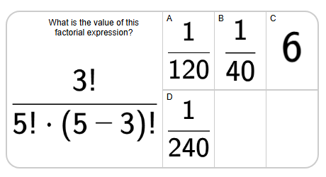 Factorial Calculation - Single over Bracketed Multiplication | Level 1 ...