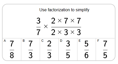 Factoring | Simplifying Fraction Multiplication with Factors - Factored ...