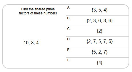 Finding Greatest Common Factor Shared Factors - 3 Numbers (Level 1 ...