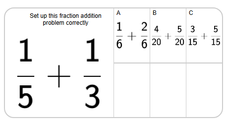 Fraction Addition - Problem Simplification - Basic - Two Changed ...