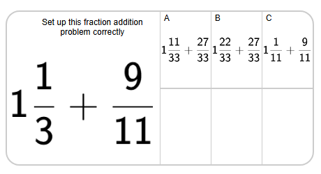 Fraction Addition - Problem Simplification - Mixed - Two Changed ...