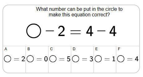Linear Equation | Solve for Box, Three Terms, Simple Display (Level 1 ...