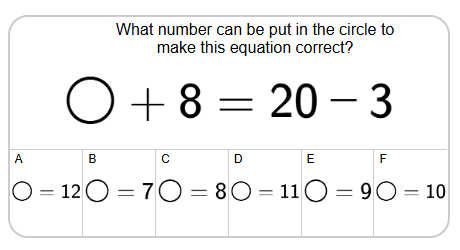 Linear Equation - Solve for Box, Three Terms (Level 1) - Mobius Math ...