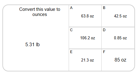 Measurement Conversion - Customary Mass Units with Sub Units | Level 1 ...