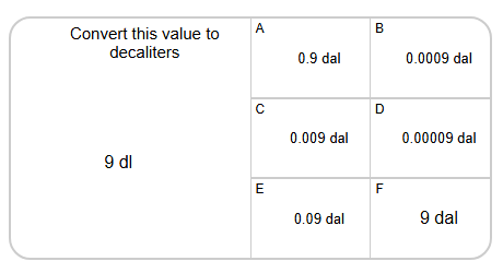 Measurement Conversion - Metric Volume Units (Common) with Decimals ...