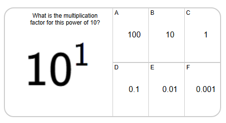 Metric Units | Exponent to Factor (Common) (Level 1) | Grades 7-8 Math ...