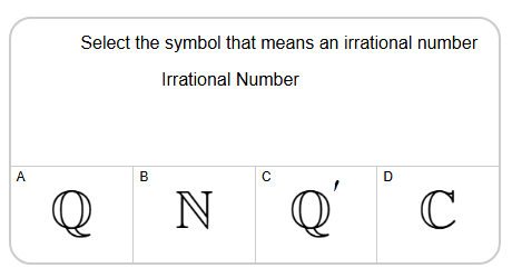 Number Types (Real) - Classification to Set Builder Letter - Whole ...