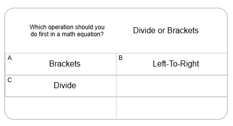 Order of Operations | Ordering From Words - With Parentheses (Level 1 ...
