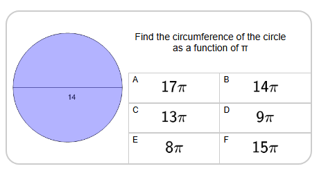 Circumference from Diameter - to Pi Value | Level 2 | Grades 6-8 Math ...