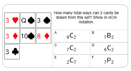 Probability Counting | Choose N Cards from M, Count of Total Outcomes ...