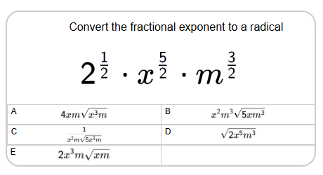 Radicals | Convert Square Root, Values and Variables, from Exponents ...