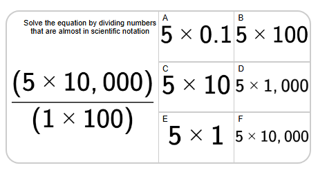 Scientific Notation | Dividing Normalized Numbers (0 Decimal Place ...