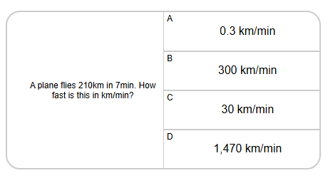 Speed - Distance and Time to Speed - Same Units | Level 2 | Grades 6-7 ...