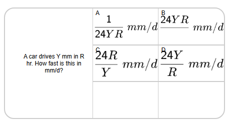 Speed - Distance and Time to Speed - Variables, Changed Time Units ...