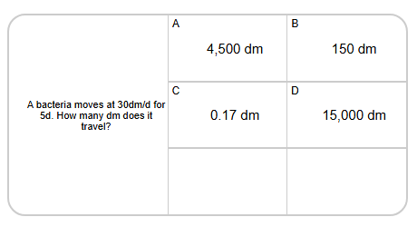 Speed | Speed and Time to Distance - Same Units (Level 2) | Grades 6-7 ...