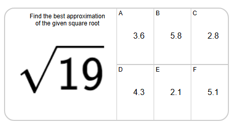 Square Roots Approximating (Level 1) - Mobius Math Academy