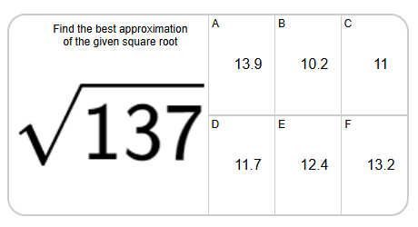 Square Roots Approximating | Level 3 | Grades 6-9 Math Practice ...