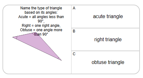 Triangle Classification - Angles (Level 1) - Mobius Math Academy