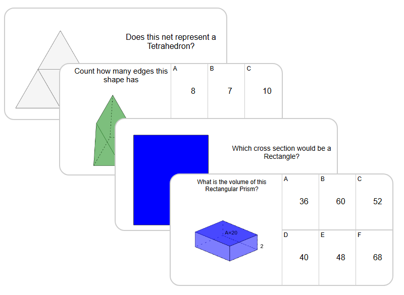 Geometry - Shape Classification (3D) - Practice - Mobius Math Academy