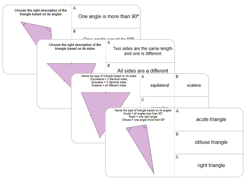 Geometry Triangle Classification Practice Geometry 2d Grades 3