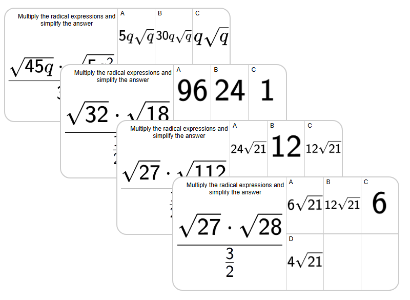 Radicals - Multiplication Intro - Mobius Math Academy