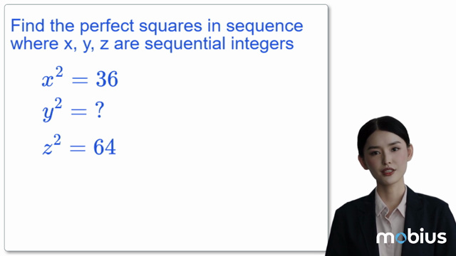 Perfect squares in sequence - Mobius Math Academy